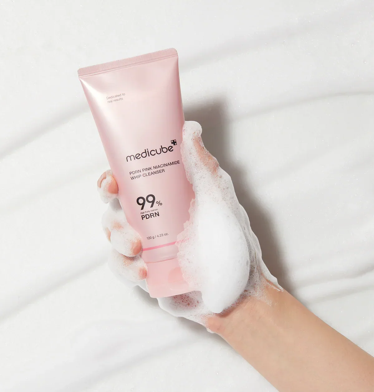 Medicube - PDRN Pink Niacinamide Whip Cleanser 120g