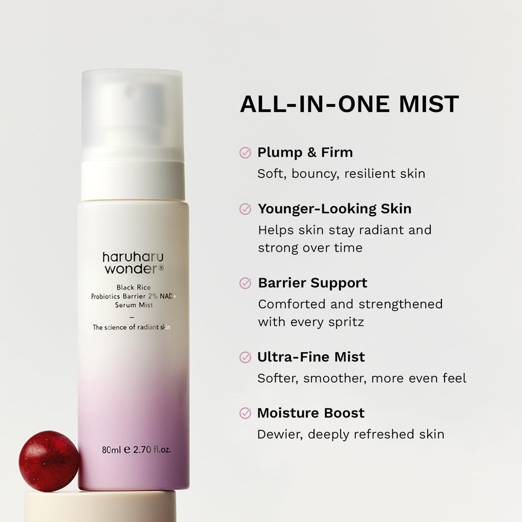 haruharu - Black Rice Probiotics 2% NAD+ Serum Mist