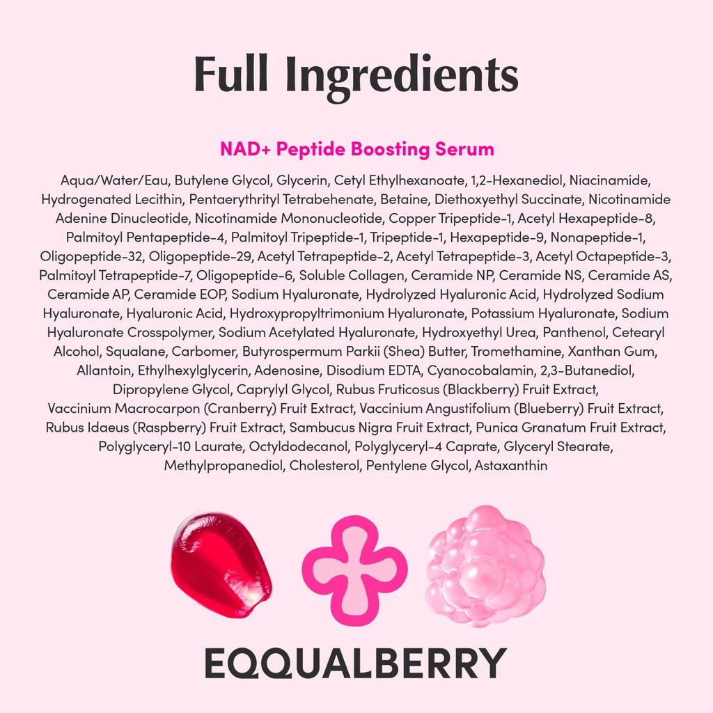 Eqqualberry - NAD+ Peptide Boosting Serum
