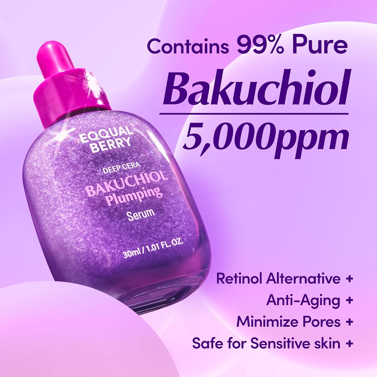 Eqqualberry - Bakuchiol Plumping Face Serum