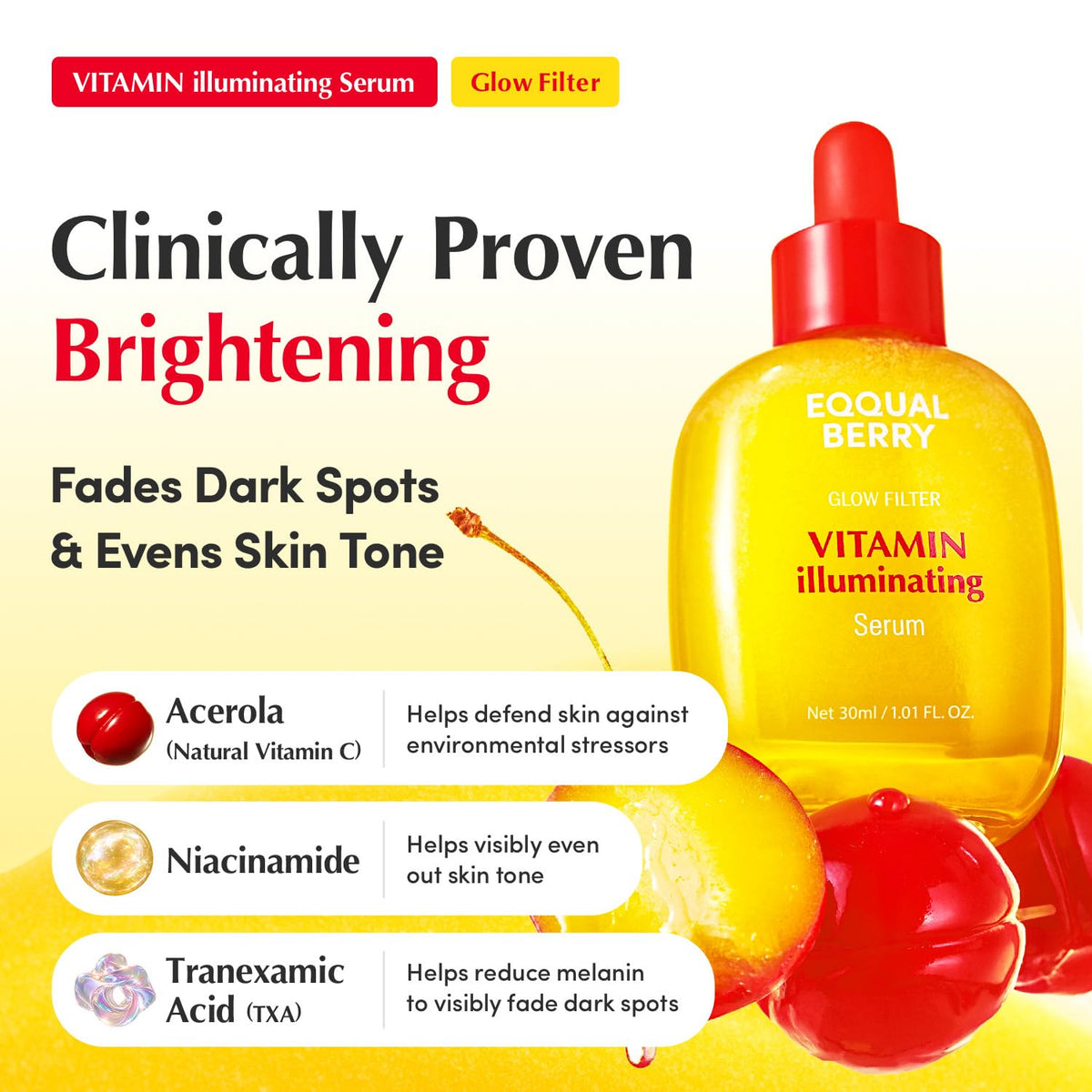 Eqqualberry - Vitamin Illuminating Serum