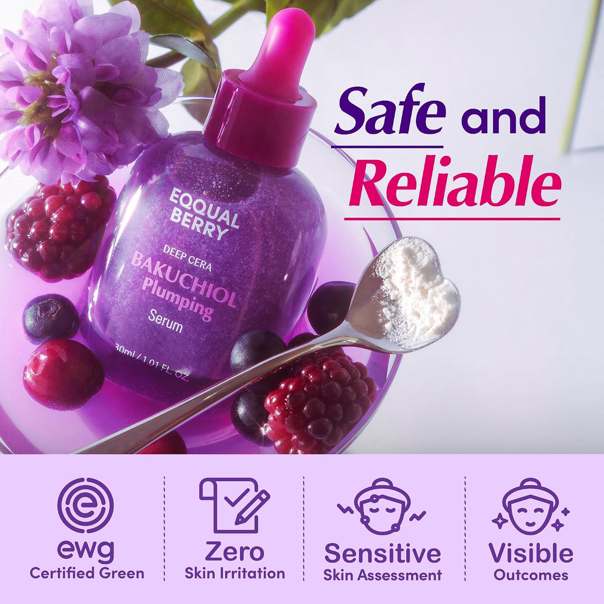 Eqqualberry - Bakuchiol Plumping Face Serum