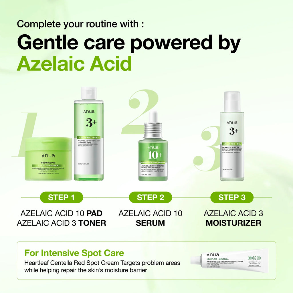 Anua - Azelaic Acid 10 Hyaluron Redness Soothing Serum 30ml
