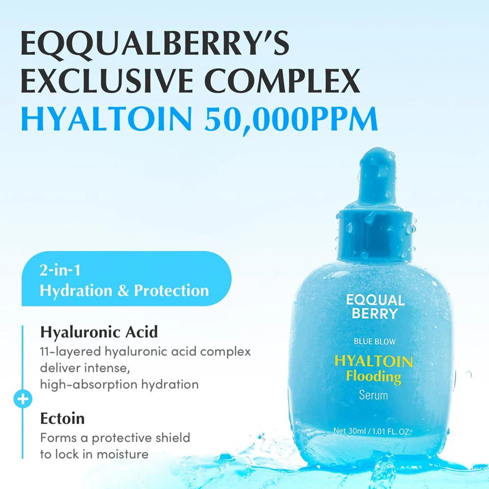 Eqqualberry - Blue Blow Hyaltoin Flooding Serum